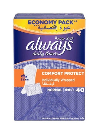 Comfort Protect Daily Liners - Normal White - v1623775796/N48211299A_1
