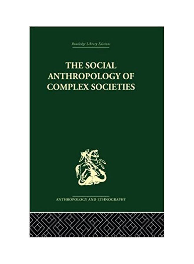 The Social Anthropology of Complex Societies Hardcover English by Banton - 2013