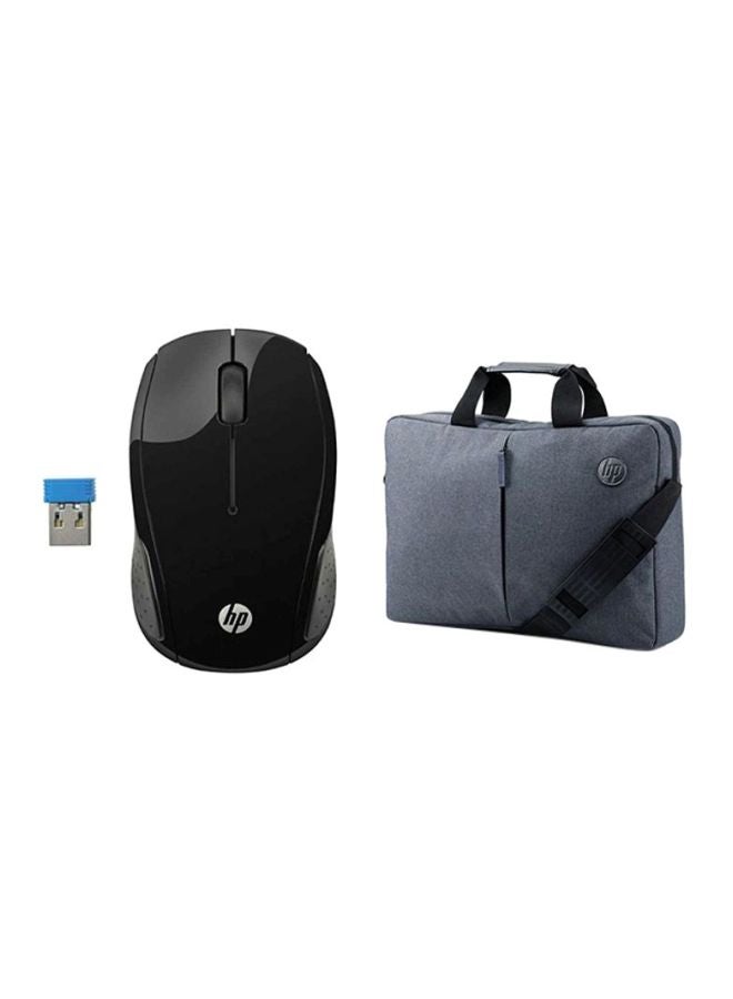 HP طقم ماوس لاسلكي مع حقيبة قيمة رمادي - Image 1