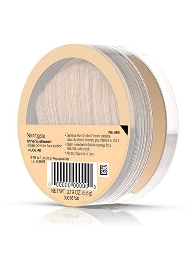 نيوتروجينا كريم أساس شيرز بقوام بودرة معدنية سائبة بيج فاتح 40 - Image 3