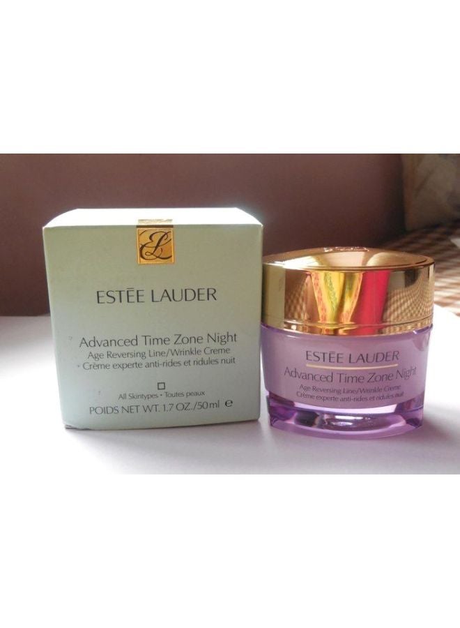 ESTEE LAUDER - Advanced Time Zone Night Age Reversing Line/ Wrinkle Creme (For All Skin Types) Purple 50ml - Image 1