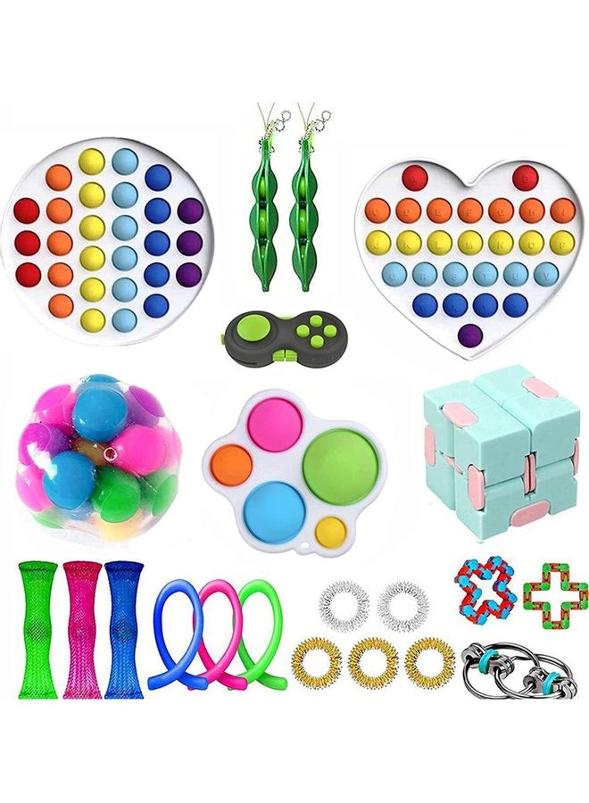 XiuWoo Big Size Pop it Push Bubble Sensory Fidget Toy Set - Image 1