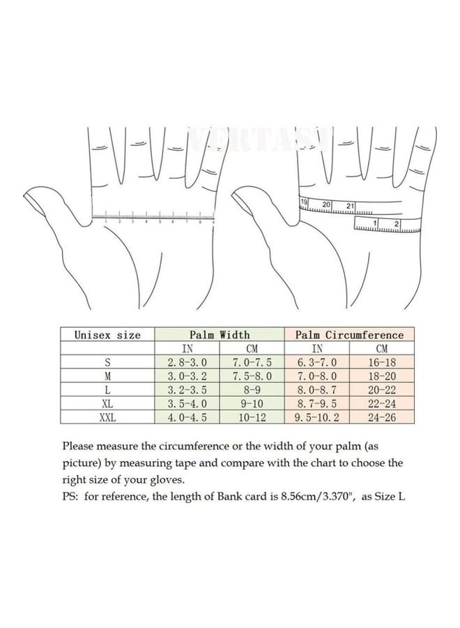 XiuWoo Anti-Slip Weight Lifting Gym Gloves S  - Image 2