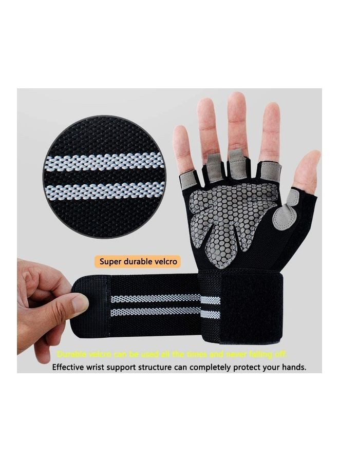 XiuWoo Anti-Slip Weight Lifting Gym Gloves S  - Image 4