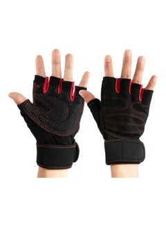 XiuWoo Anti-Slip Weight Lifting Gym Gloves L  - Image 1