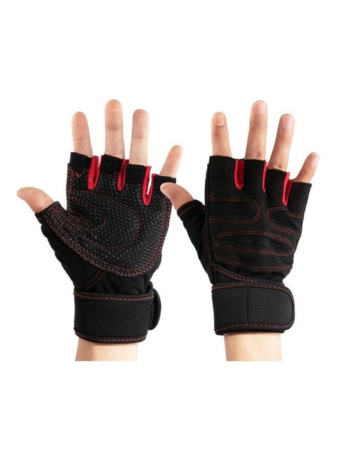 Anti-Slip Weight Lifting Gym Gloves L
