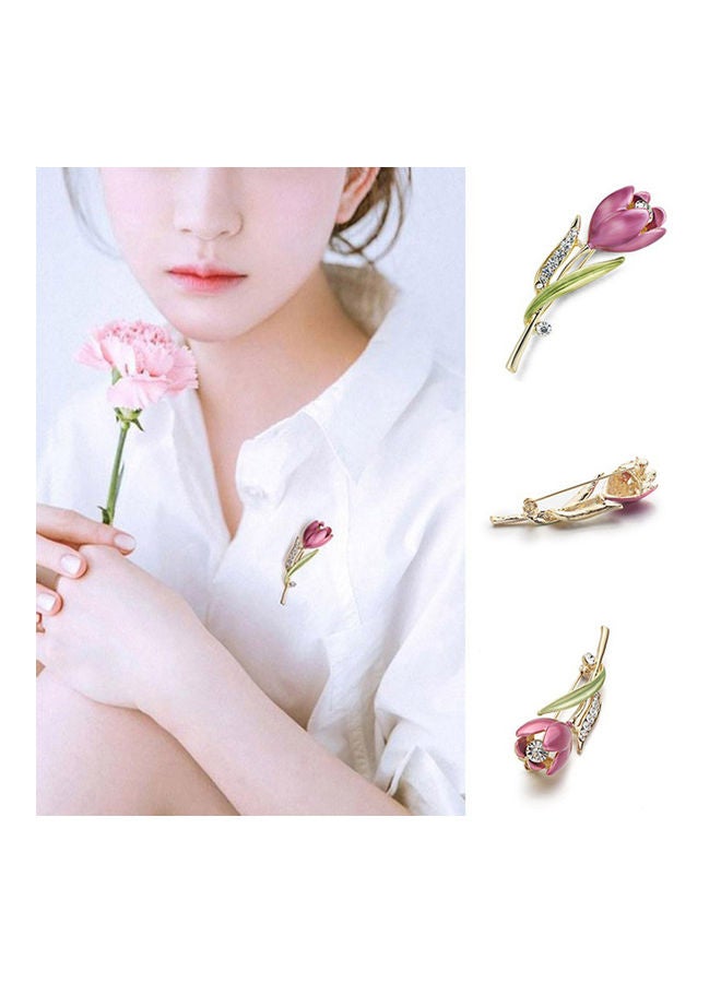 Generic - Elegant Tulip Flower Brooch - Image 1
