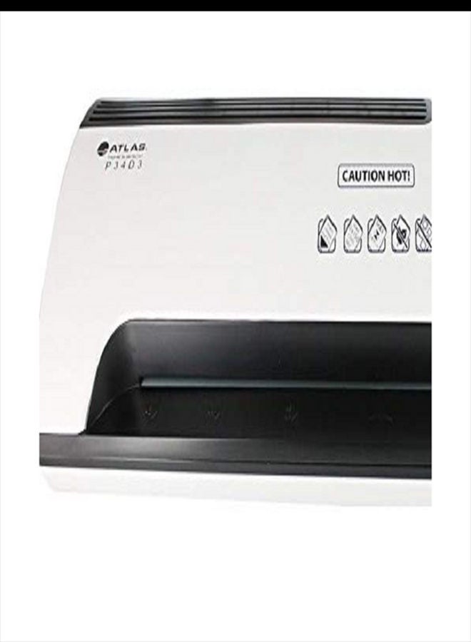ATLAS A3 Portable Laminating Machine White/Black - Image 2