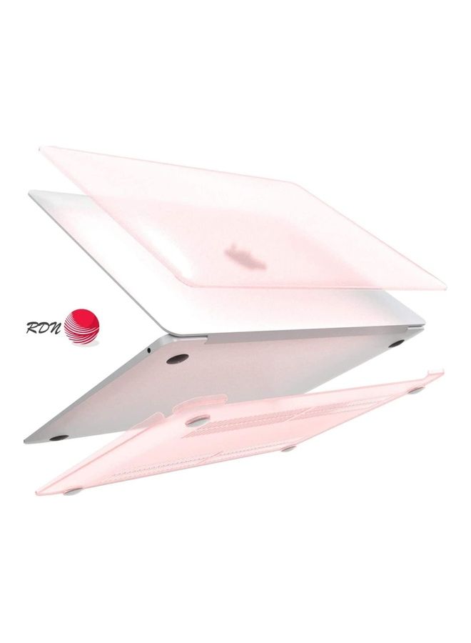 غطاء حماية لجهاز ماك بوك برو بقياس 15 بوصة إصدار 2019 و2018 و2017 و2016 A1990/A1707 وردي - Image 2