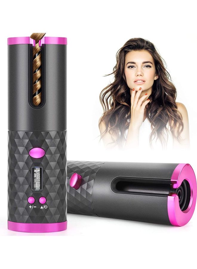 EzzySo Rechargeable  Automatic Hair Curler Black
