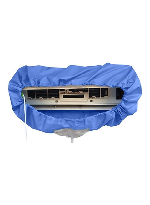 Air Conditioner Cleaning Cover Blue
