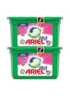 Automatic All In 1 Pods Laundry Detergent Touch Of Freshness Downy 15 Count Pack Of 2 378grams