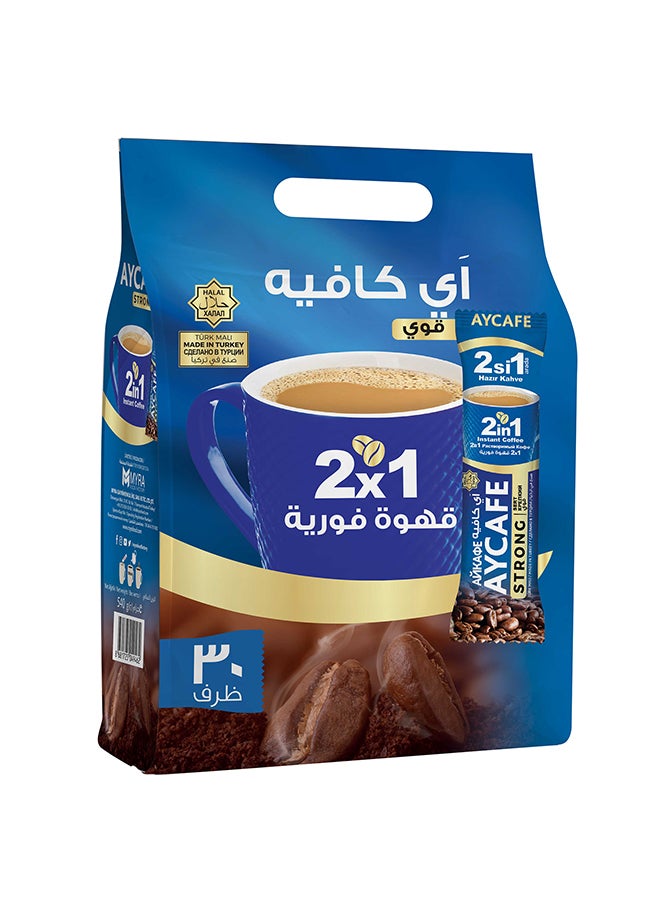 أي كافيه - 2 في 1 قهوة سريعة التحضير 30 قطعة - Image 1