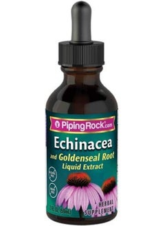 Piping Rock Echinacea And Goldenseal Root Liquid Extract Multicolour 59ml 