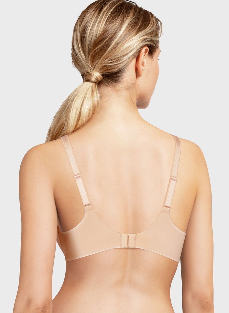 Chantelle Essentiall Extra Push-Up Bra Beige - Image 3