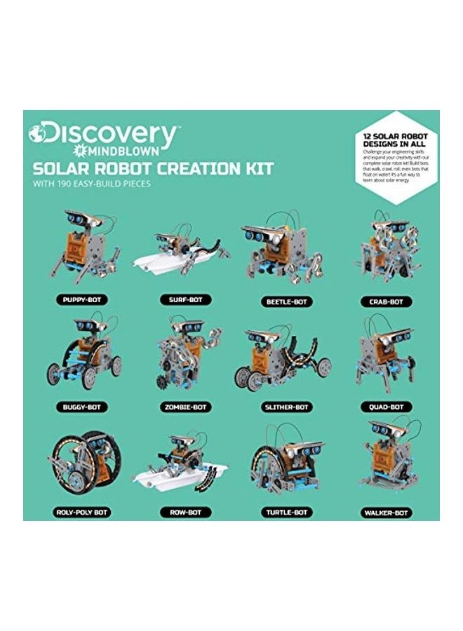 Discovery Kids - 12-In-1 Solar Robot DIY STEM Kit - Image 1
