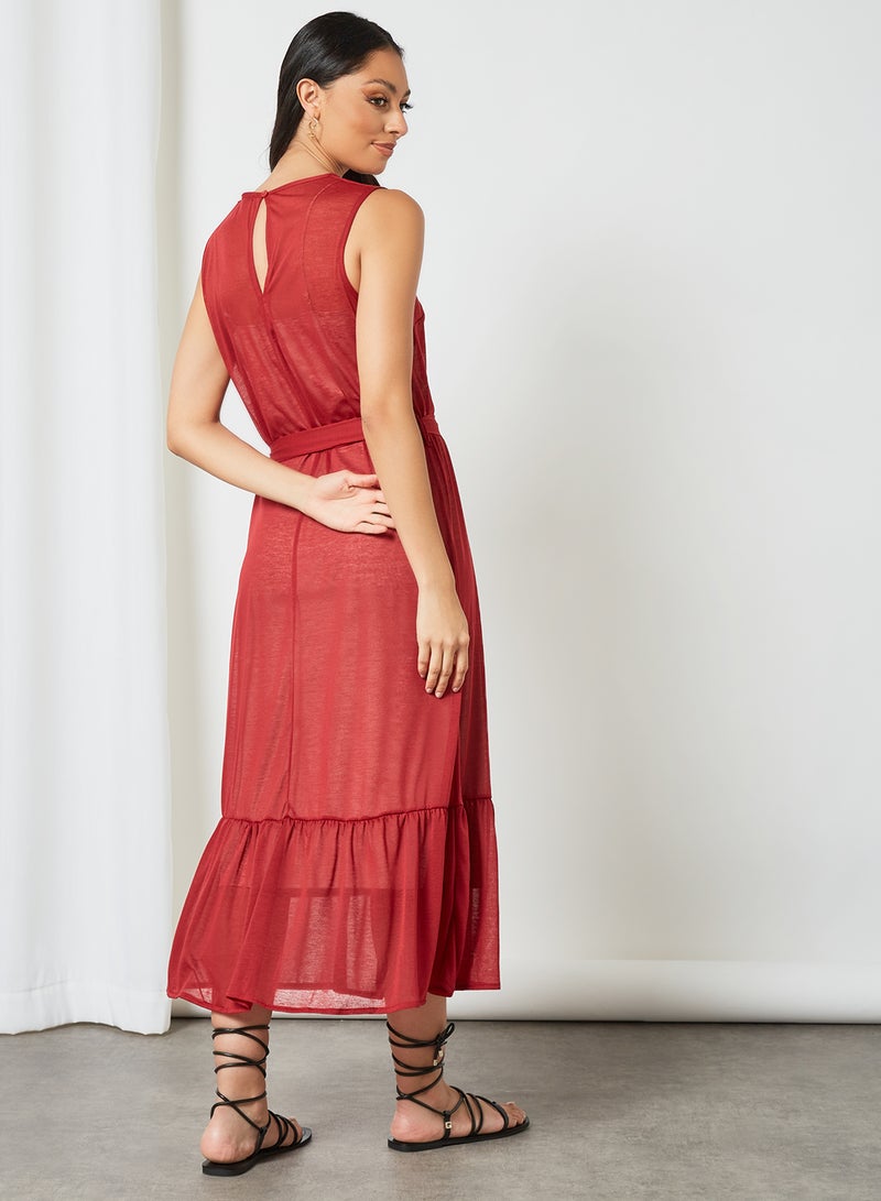 SIVVI for HANIYA - Tie Waist Midi Dress Re - Image 1