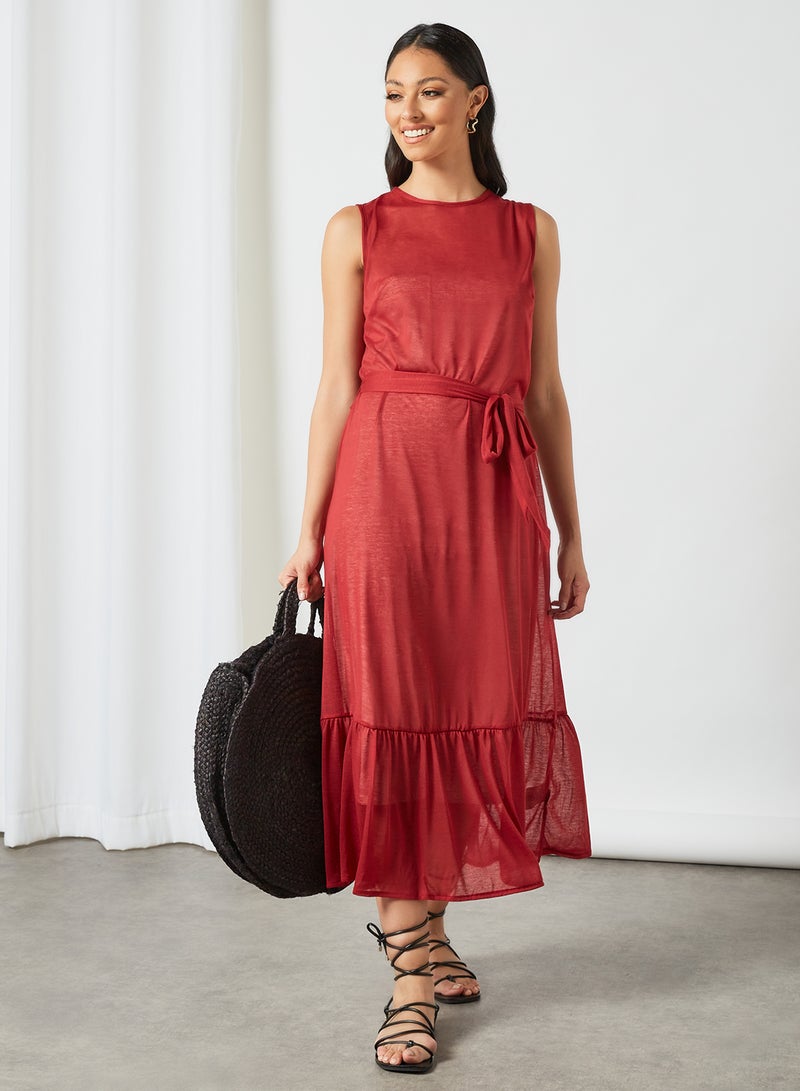 SIVVI for HANIYA - Tie Waist Midi Dress Re - Image 1