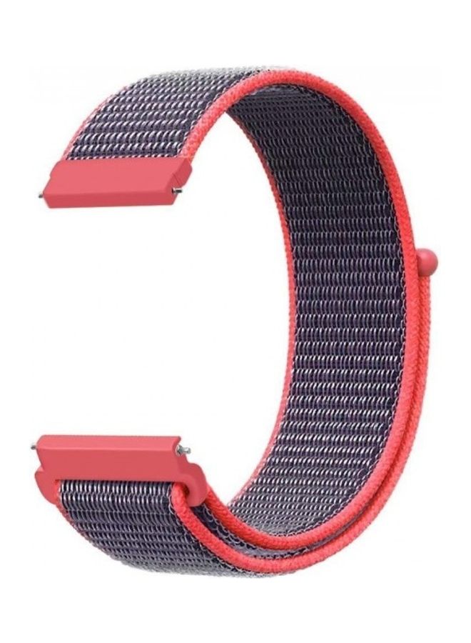 MARGOUN Nylon Sport Loop Band for Huawei GT2 Watch Electric Pink  - Image 3
