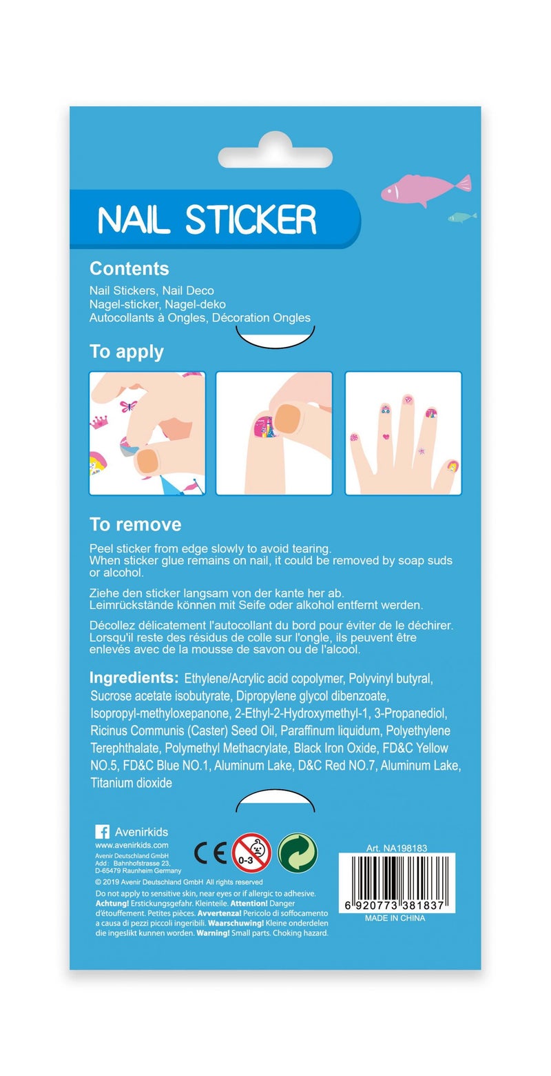 78-Piece Unicorn Nail Stickers