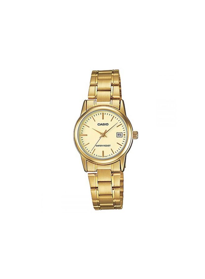 CASIO Water Resistant Analog Couple Watch Set MTP/LTP-V002G-9AUDF  - Image 2