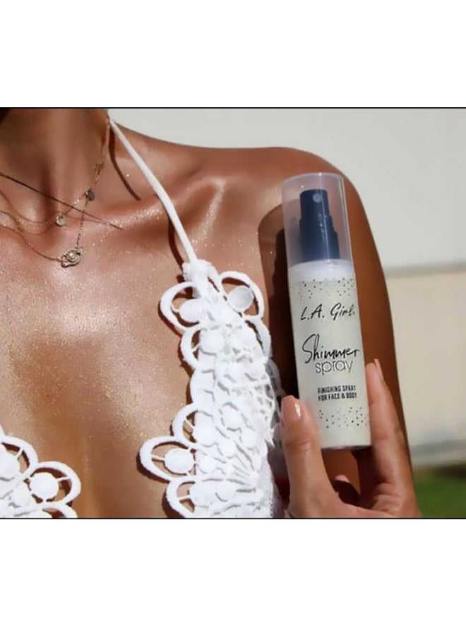 LA Girl - Makeup Shimmer Spray Gold - Image 1