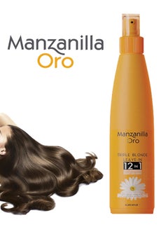 مانزانيلا 12-In-1 Oro Triple Blonde Leave-In Treatment Clear 200ml  - Image 2