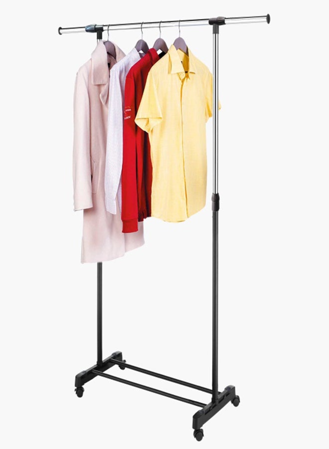 Home Box Amity Single Garment Rack Black/Silver 79x17cm  - Image 2