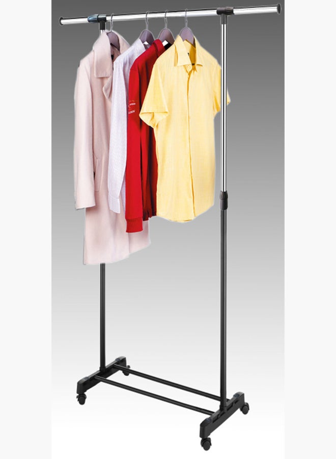 Home Box Amity Single Garment Rack Black/Silver 79x17cm  - Image 1