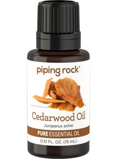 Piping Rock Cedarwood Pure Essential Oil Multicolour 15ml 
