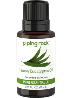Piping Rock Pure Lemon Eucalyptus Essential Oil Multicolour 15ml 