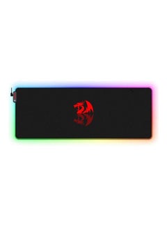 REDRAGON P027 Rgb Mouse Pad, Stiched Edges Black  - Image 1