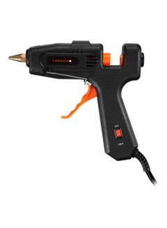 LAWAZIM Hot Glue Gun With LED On/Off Switch Black/Orange  - Image 1