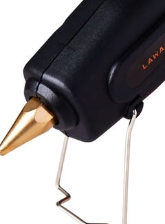 LAWAZIM Hot Glue Gun With LED On/Off Switch Black/Orange  - Image 3