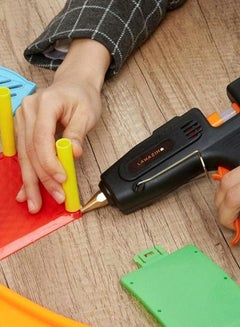 LAWAZIM Hot Glue Gun With LED On/Off Switch Black/Orange  - Image 5