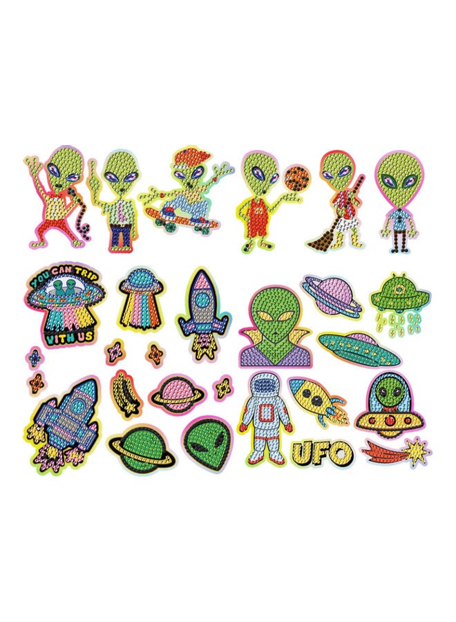 MissTiara 20-Piece 5D Diamond DIY Art Craft UFO Painting Kit - Image 1
