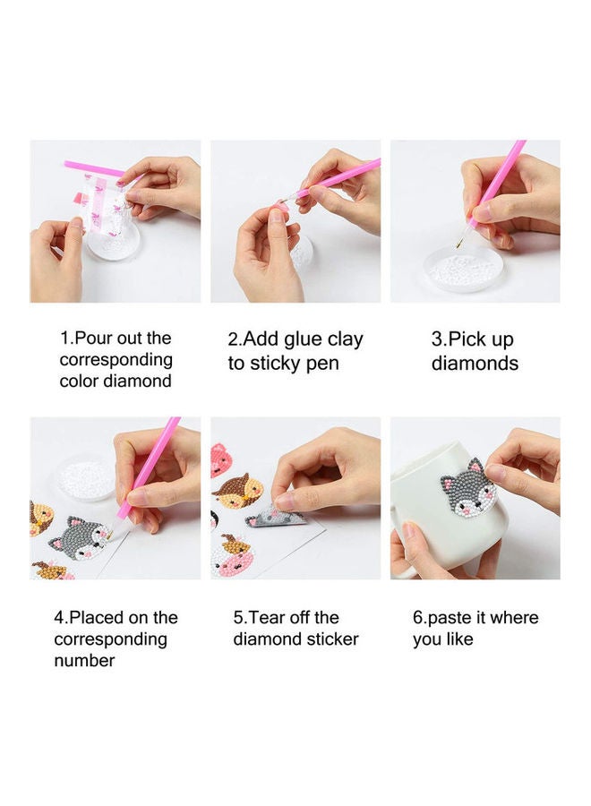 MissTiara 20-Piece 5D Diamond DIY Art Craft UFO Painting Kit - Image 2