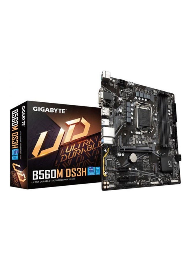 GIGABYTE B560M Ds3H Motherboard Intel B560 Lga 1200 Black - Image 1