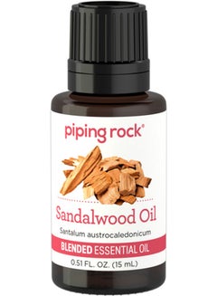 Piping Rock Blended Sandalwood Essential Oil Multicolour 15ml 