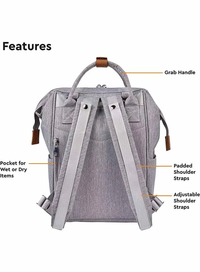 bababing Mani Backpack Changing Bag - Navy Blue