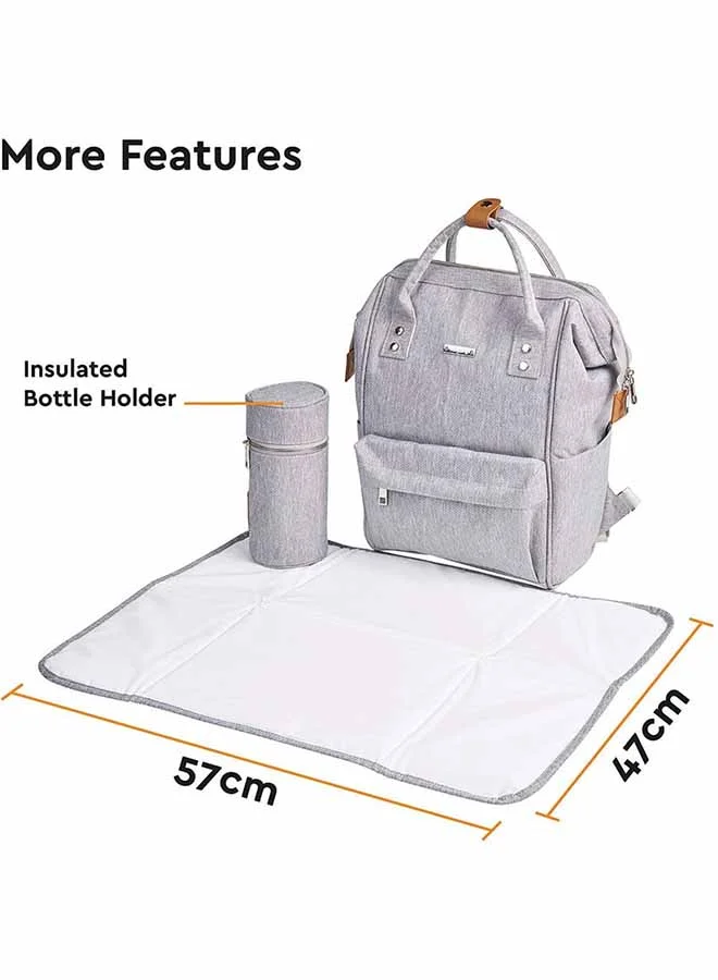 bababing Mani Backpack Changing Bag - Navy Blue