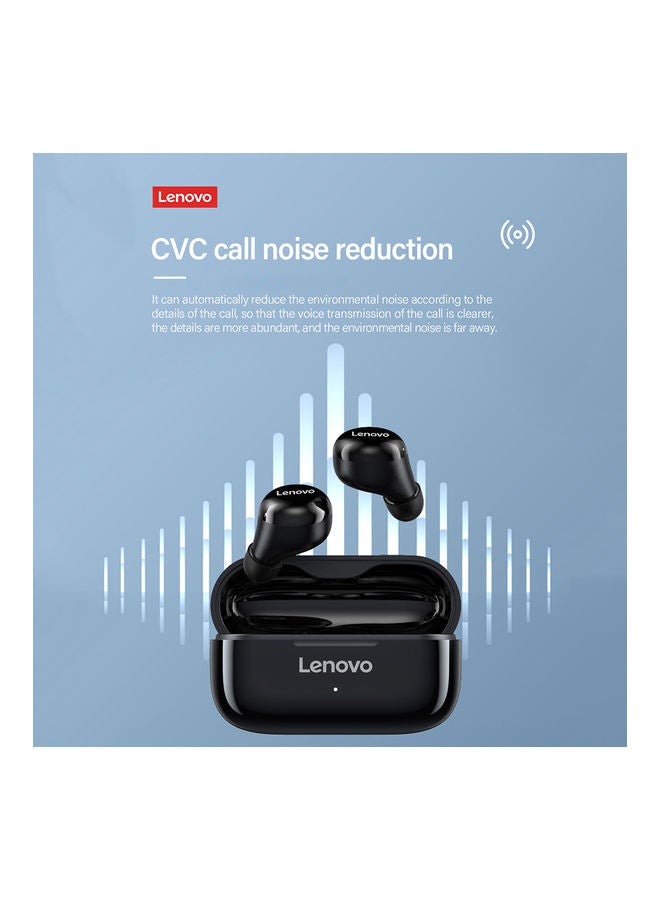 Lenovo - LP11 TWS BT 5.0 Wireless Headphones Black - Image 1