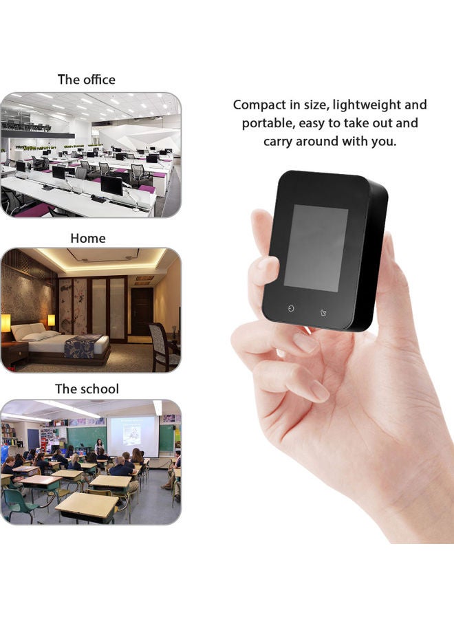 Portable Air Quality Detector Black - Image 2