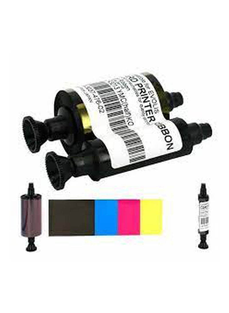 evolis 1-2 Ymcko - 400 Prints - Roll Black  - Image 2