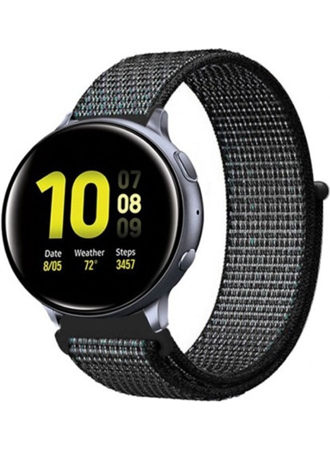 MARGOUN Nylon Sport Loop Band for Samsung Galaxy Active/Active 2 Watch Grey  - Image 1