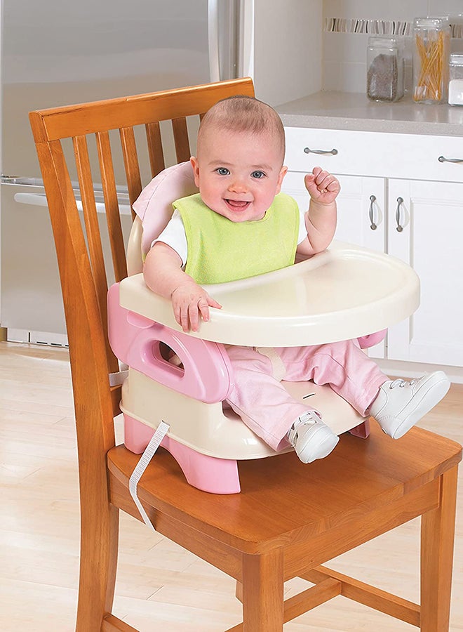 سامر إنفانت مقعد إسناد ديلوكس 2 في 1 بتصميمٍ قابلٍ للطي، من عمر 12 حتى 18 شهراً - وردي/ بيج - Image 5