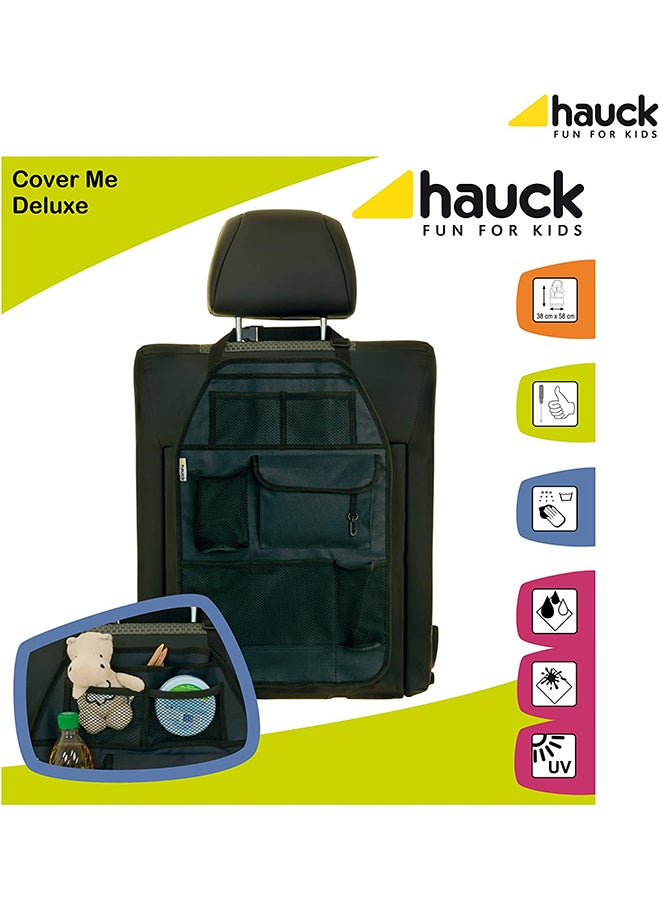 Cover Me Deluxe Backrest Seat Organizer - Black