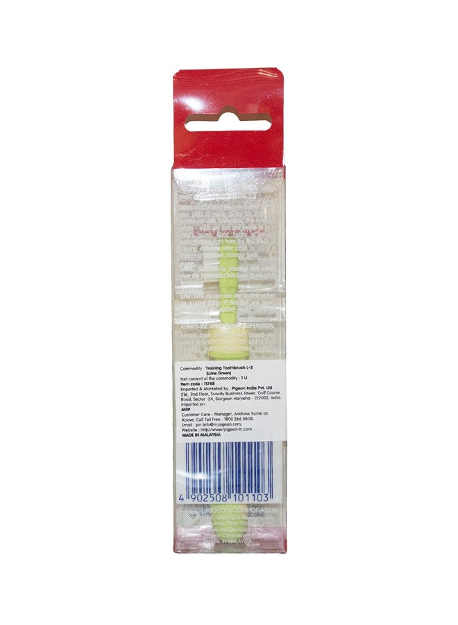 pigeon Lesson 3 Training Toothbrush, 12+ M – Assorted  - Image 3