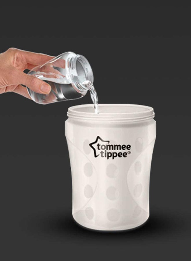 tommee tippee Close To Nature 2-In-1 Travel Steriliser 150ml - 260ml White  - Image 5