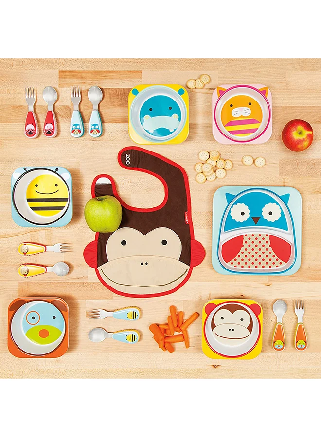 Skip Hop Zootensils Monkey Baby Cutlery, Pack Of 2 - Multicolour